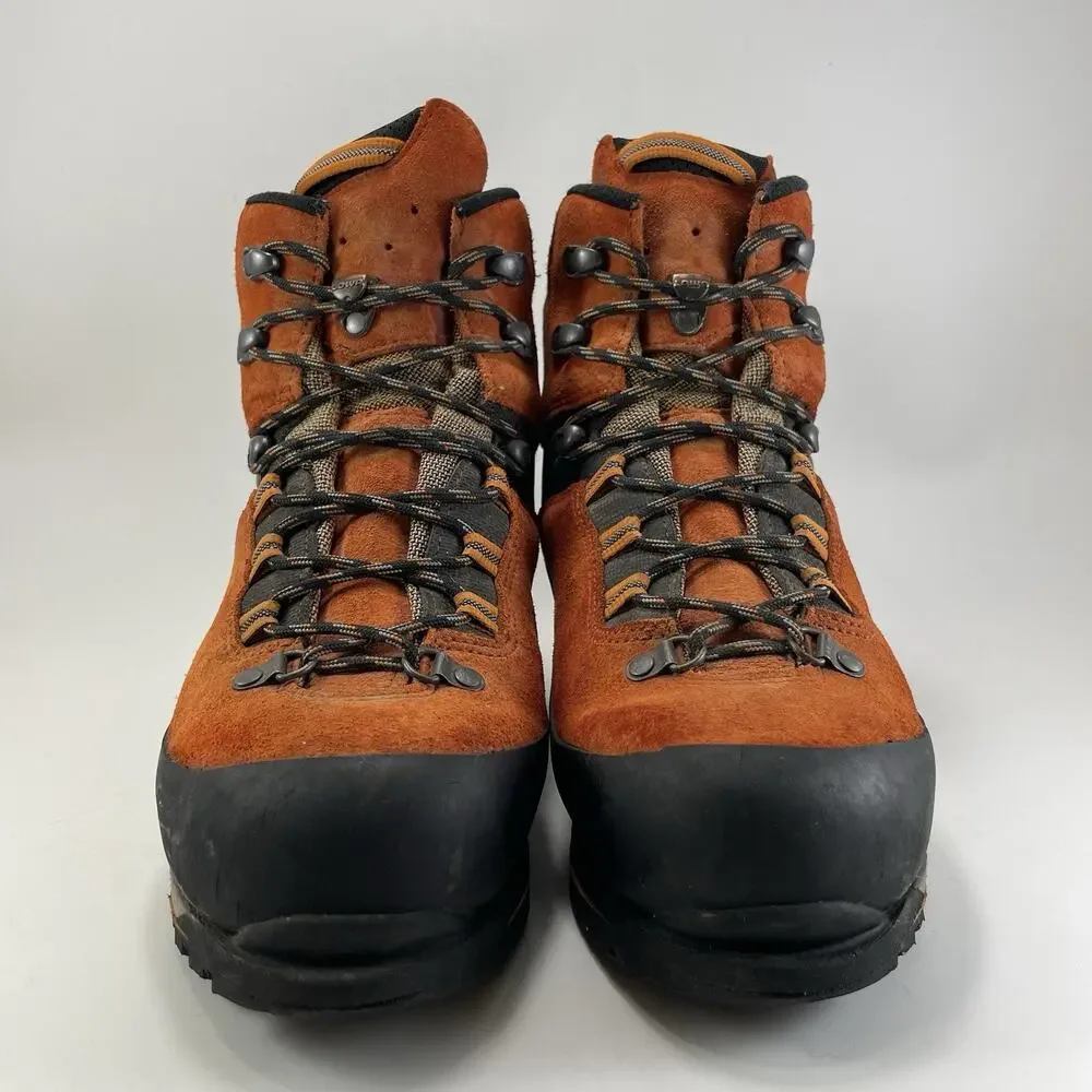 Lowa Cevedale Pro GTX Boots Mens Size 8/41 Orange Black Mountaineering Hiking
